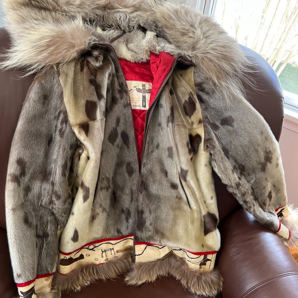 Genuine Alaskan Fur Coat & Boots